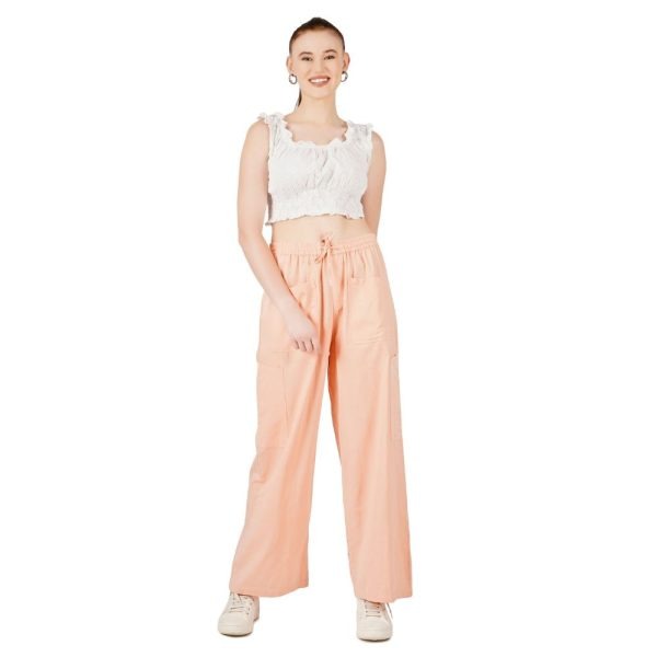 Women's Peach Trousers