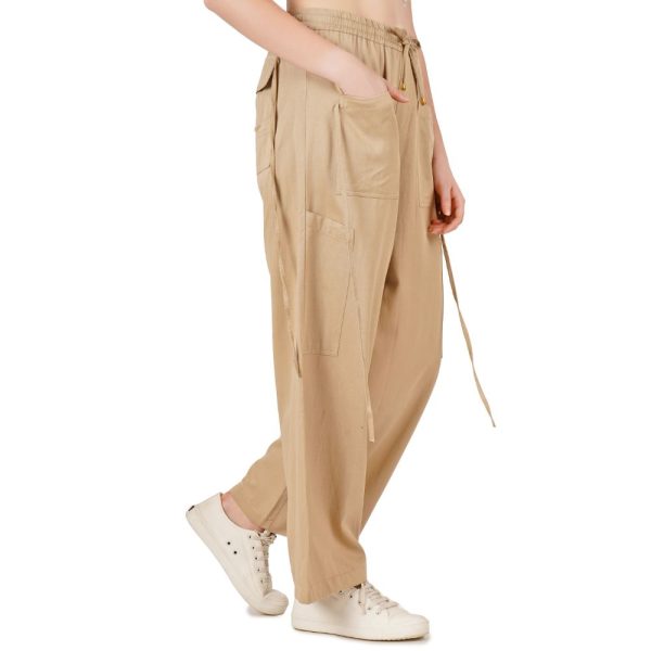 Beige Trousers for Women